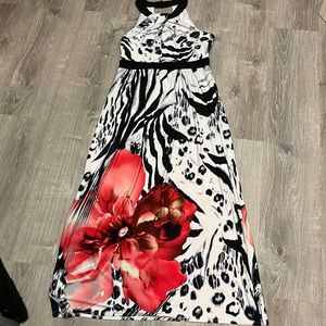 BISOU BISOU SIZE 16 MAXI DRESS